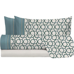 Laura Biagiotti, Zestaw Podwójnych Pościeli Bawełna, Pełna Łóżko,