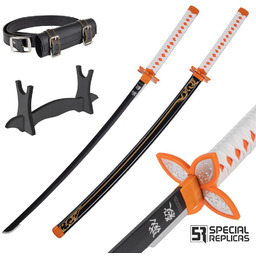 Miecz Katana Demon Slayer Shinobu Kocho''s Drewniany JT10658BK