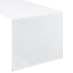 Eurofirany Obrus bieżnik 40x140 Kate biały jednobarwny wodoodporny