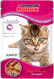 Korzystny pakiet Super Benek Super Chunks Kitten, 48