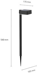 Philips LED lampa z grotem ziemnym Vynce, głowica