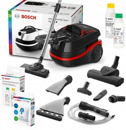Odkurzacz piorący Bosch BWD421POW Zestaw akcesoriów Bosch AquaWash&Clean