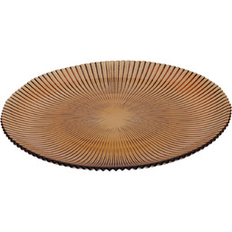 Home Styling Collection Prążkowany talerz deseroway AMBER, Ø