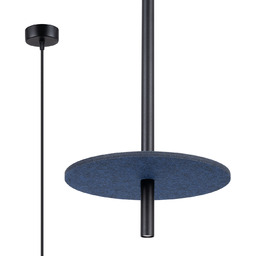 Lampa wisząca FELTRO 1 czarna/granatowa SL.1881 - Sollux