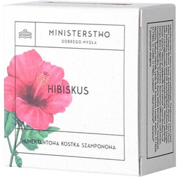 Ministerstwo Dobrego Mydła Hibiskus 2w1 Szampon w kostce