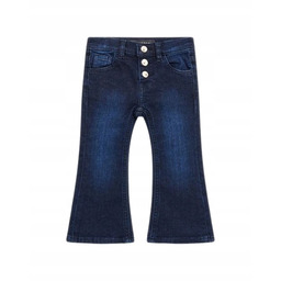 Guess Spodnie Jeansowe Dziewczęce Dzwony Z Naszywką 88-94