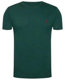 Ralph Lauren slim fit zielona koszulka męska, Rozmiar