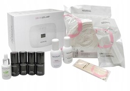 Neonail Zestaw Manicure Do Paznokci Hybrydowe Lampa Uv
