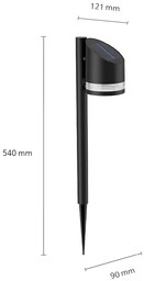 Lampa z grotem ziemnym Philips LED Fyve