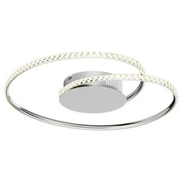 Lindby - Joline LED Lampa Sufitowa Ø45 Chrome/Clear