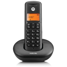 Motorola E201 Czarny Telefon bezprzewodowy