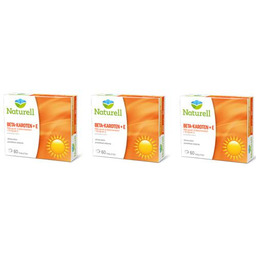 Zestaw NATURELL Beta-karoten + E, 3x60tabl.