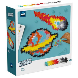 PLUS-PLUS Klocki plastikowe Puzzle by number Kosmos 014-3912
