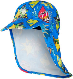 Speedo learn to swim sun protection hat blue