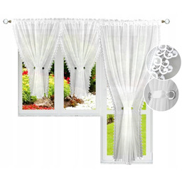 Komplet Firan 300x150 200x220 na okno balkonowe