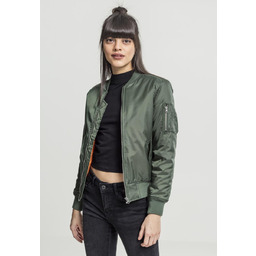 kurtka damska flyers LADIES BASIC BOMBER olive-M