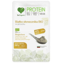 BeOrganic Białko słonecznika BIO, 200g