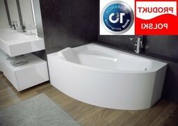 Wanna narożna 160 cm Lewa Rima Besco