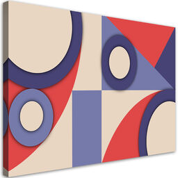 Obraz, Geometryczne kształty abstrakcja 60x40