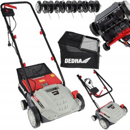 Wertykulator aerator elektryczny Dedra 1500W 32cm do trawy