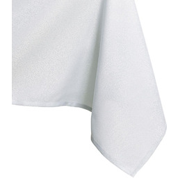 AmeliaHome Obrus plamoodporny błyszczący 150x350 cm biały Empire