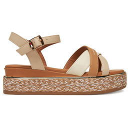 Espadryle Tommy Hilfiger T3A2-33790-0371 S Beżowy