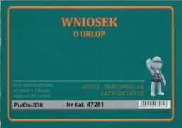 Wniosek o urlop [Pu/Os-330]