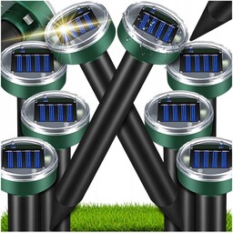 8X Silny Odstraszacz Na Krety Solarny Nornice Myszy