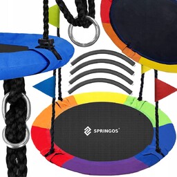 Bocianie gniazdo ogrodowe huśtawka wisząca 100 x 165