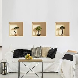 Naklejka z efektem 3D naklejka ścienna japońskie bonsai