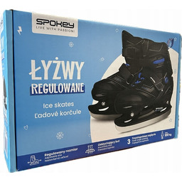 Spokey Łyżwy Regulowane r. 39-42 3 stopniowe zapięcie