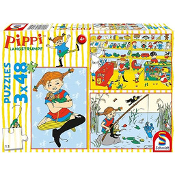 Schmidt Spiele 56445 Pippi Długie pończochy, ich Mache