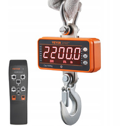VEVOR CYFROWA WAGA WISZĄCA 9-1000 KG WAGA DŹWIGOWA