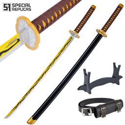 Miecz Katana Demon Slayer Zenitsu Agatsuma''s Nichirin Drewniany