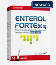 Enterol Forte Lek probiotyczny 500 mg, 14 saszetek
