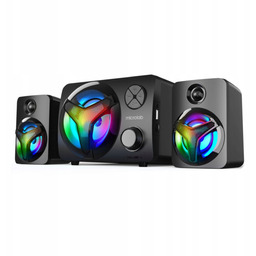 Głośniki Komputerowe Zestaw 2.1 Bluetooth Fm Usb 11