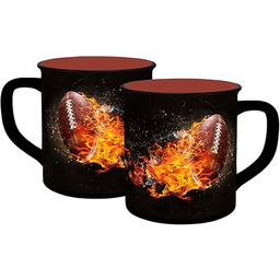 Filiżanka American Football Fireball o wyglądzie emalii 400