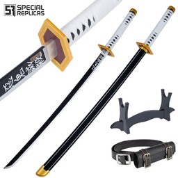Miecz Katana Demon Slayer Giyu Tomioka''s Nichirin Drewniany