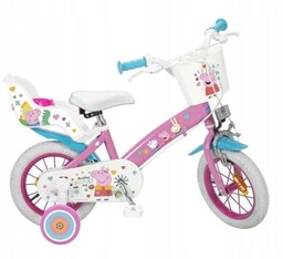 TOIMSA Rower dzieciecy 12" Swinka Peppa różowa