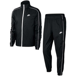 Nike Męski dres sportowy, czarno-biały/biały, XXL