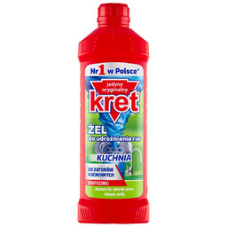 Żel udrażniający do rur KRET Kuchnia 500 ml