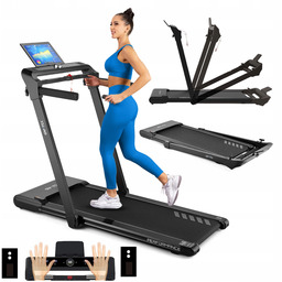 Bieżnia Elektryczna Domowa Składana Magnetyczna Do Biegania XT700