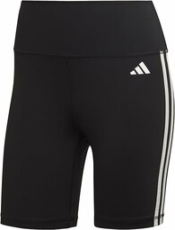 adidas Kobiety Training Essentials 3-Stripes High-Waisted Short Leggings,