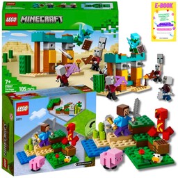 LEGO MINECRAFT ZESTAW - PUSTYNNY PATROL ZŁOSADNIKÓW (21267)