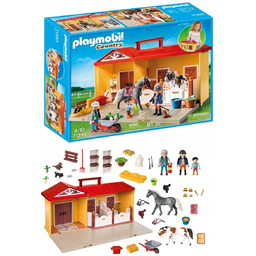 Playmobil Country 71393 Przenośna Stajnia Konie