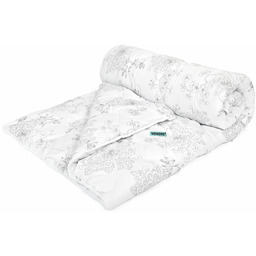 Kołdra Blommenslyst 220x200 mikrofibra całoroczna biała kwiatowy 1,3