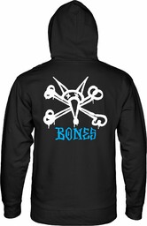 bluza męska BONES RAT BONES HOOD Black
