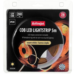 ACTIVEJET Taśma LED AJE-COB barwa ciepła 5 m