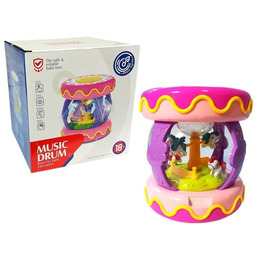 Lean Toys, zabawka interaktywna Bębenek z karuzelą Odgłosy
