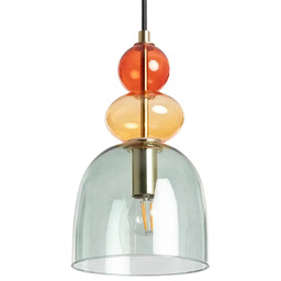 Abruzzo Lampa zwieszana Koloreno ABR-KOLO2-Z zielony czerwony pomarańczowy